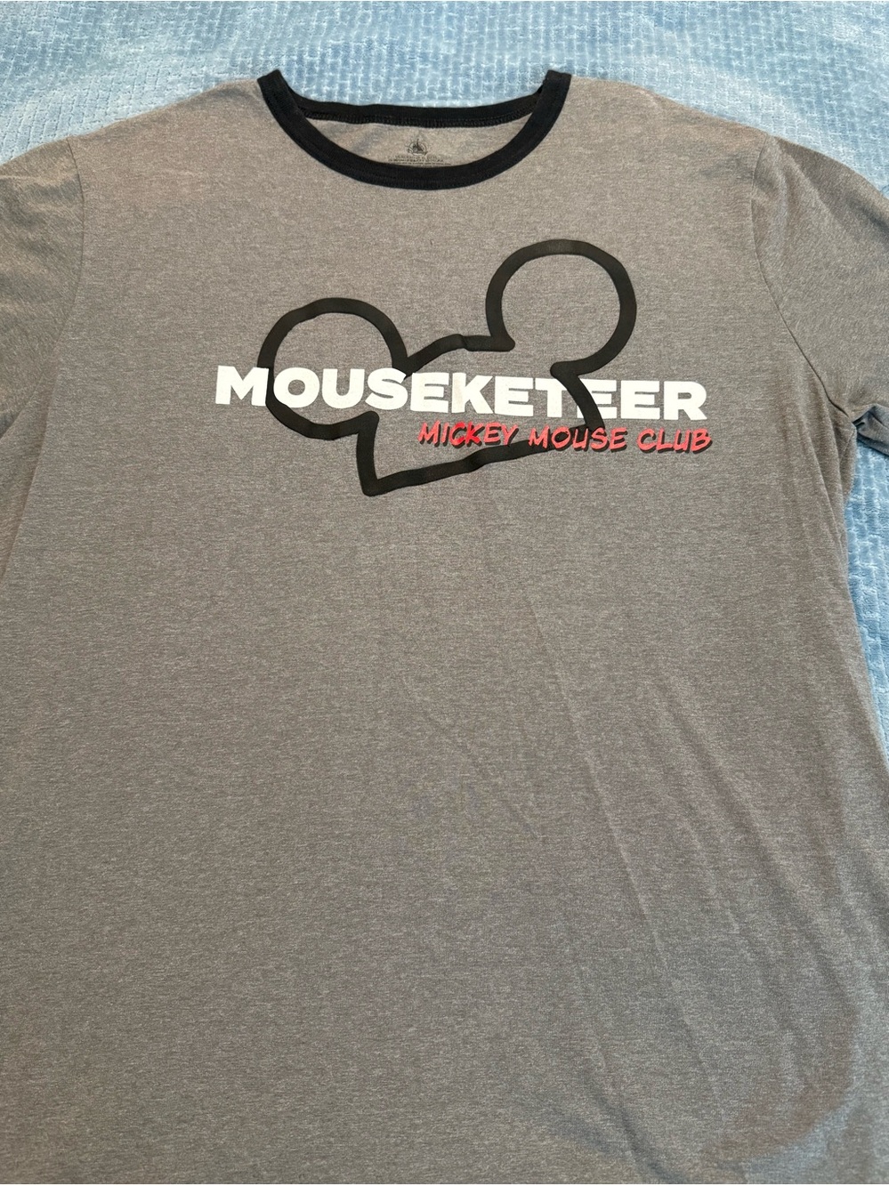 Disney Mouseketeer Gray Mens Tee - Mickey Mouse Club XL